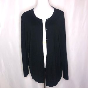 Croft & Barrow Black Knit Cardigan
